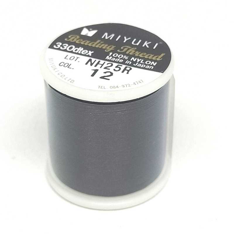 Hilo Miyuki B Ø = 0,18mm - 50 Metros Color Black nº12 - - Crystaldreams Abalorios