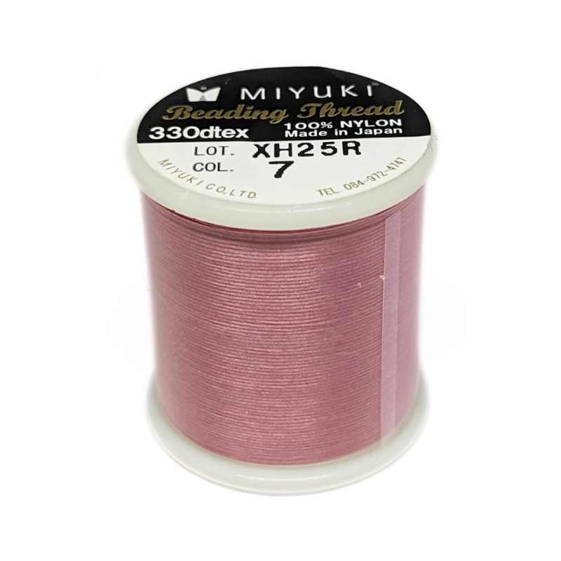 Hilo Miyuki B Ø = 0,18mm - 50 Metros Color Pink nº7 - - Crystaldreams Abalorios