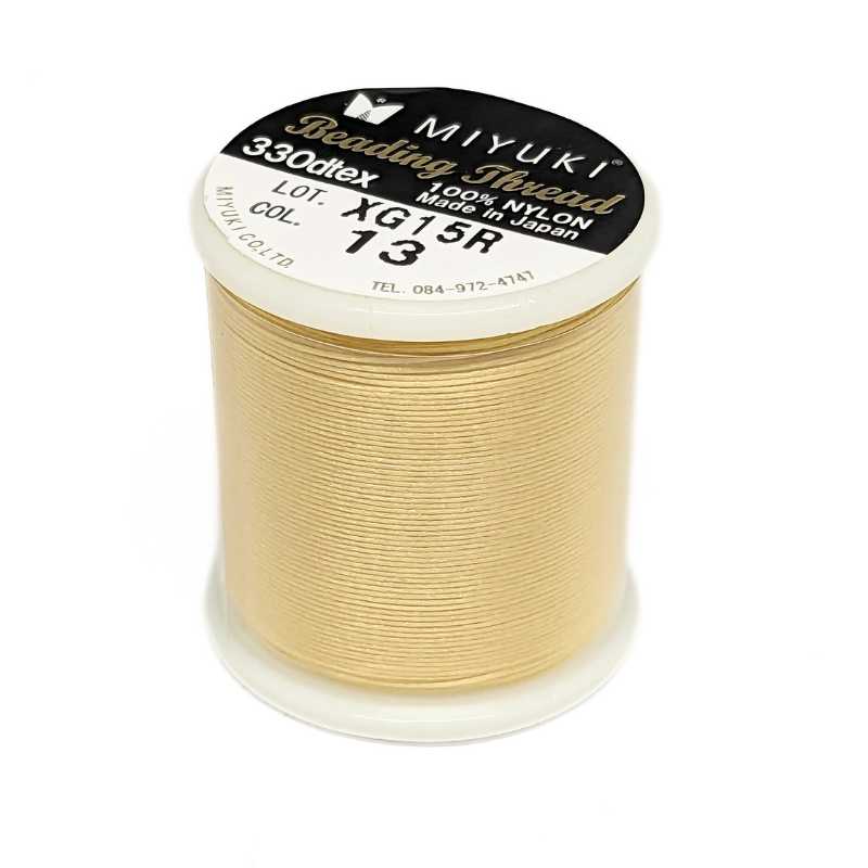 Hilo Miyuki B Ø = 0,18mm - 50 Metros Color Yellow nº13 - - Crystaldreams Abalorios