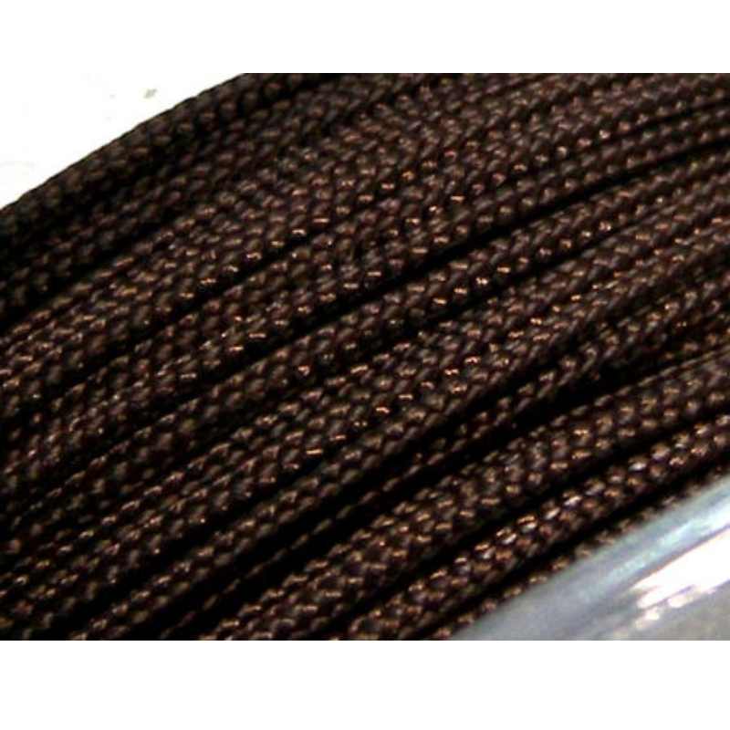 Hilo Nylon Trenzado europeo Griffin -1mm- Dark Brown x 1m. - - Crystaldreams Abalorios