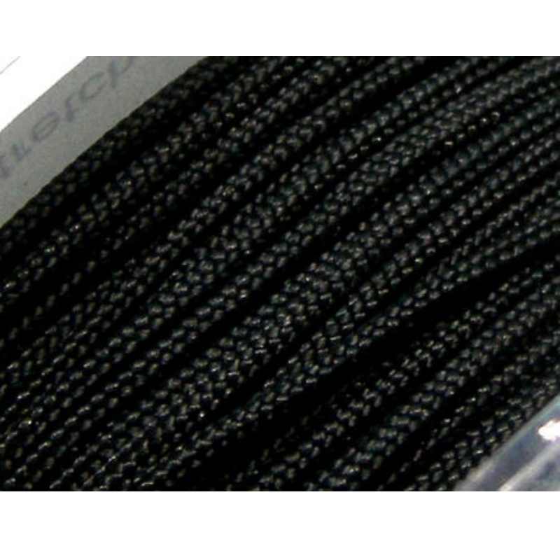 Hilo Nylon Trenzado europeo Griffin 1,5mm- Black x 1m. - - Crystaldreams Abalorios