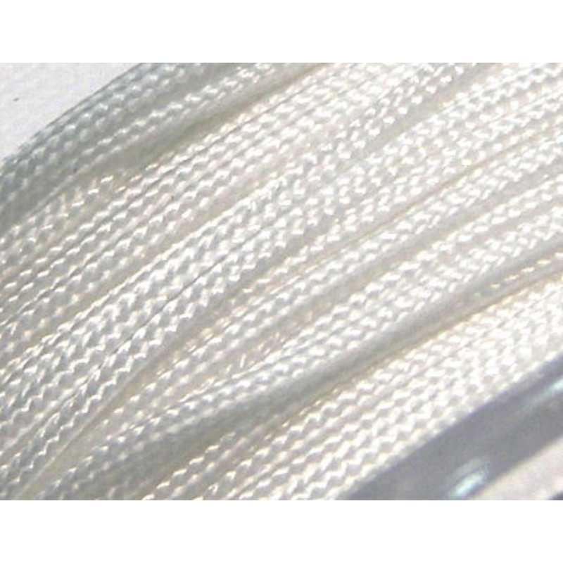 Hilo Nylon Trenzado europeo Griffin 1,5mm- White x 1m. - - Crystaldreams Abalorios