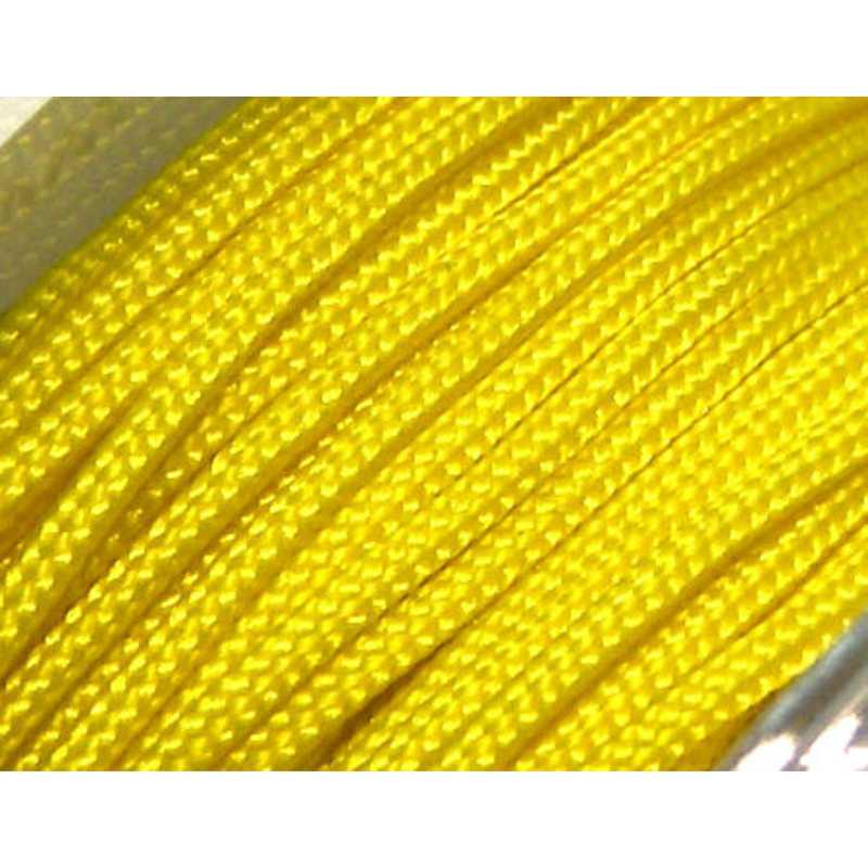 Hilo Nylon Trenzado europeo Griffin 1,5mm- Yellow x 1m. - - Crystaldreams Abalorios