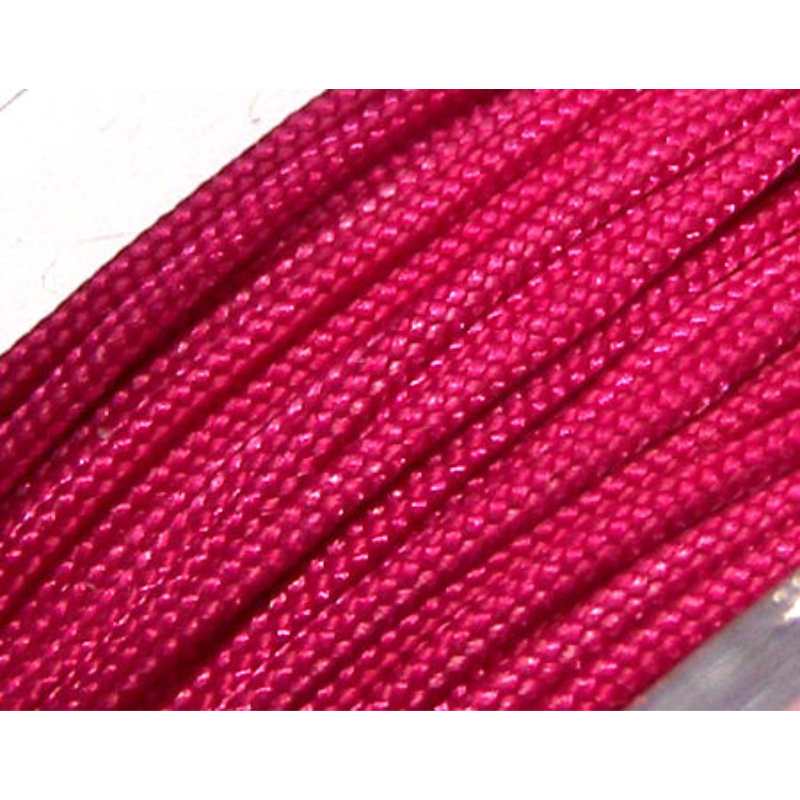 Hilo Nylon Trenzado europeo Griffin 1,5mm Dk. Red x 1m. - - Crystaldreams Abalorios