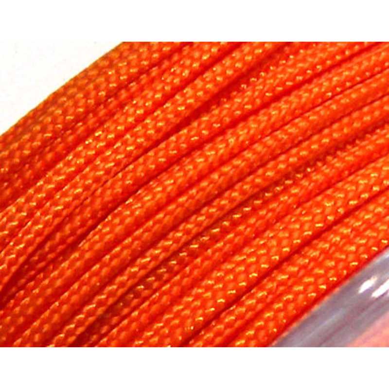 Hilo Nylon Trenzado europeo Griffin 1,5mm Orange x 1m. - - Crystaldreams Abalorios