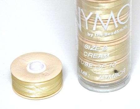 Hilo Nymo B 66metros Color: Cream - - Crystaldreams Abalorios