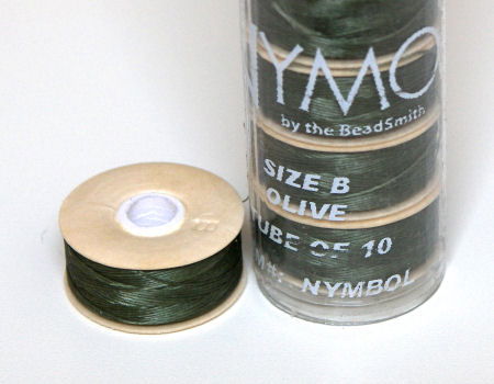 Hilo Nymo B 66metros Color: Olive - - Crystaldreams Abalorios