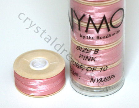 Hilo Nymo B 66metros Color: Pink - - Crystaldreams Abalorios