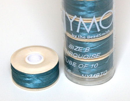 Hilo Nymo B 66metros Color: Turquoise - - Crystaldreams Abalorios
