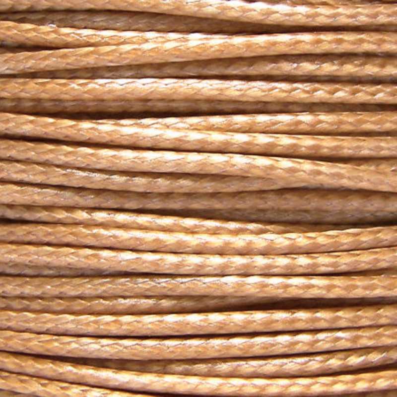 Hilo Poliester Encerado 1mm x 1 metros Light Colorado Topaz - - Crystaldreams Abalorios