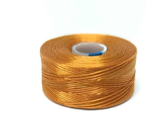 Hilo S-Lon AA 0,09mm Bobina 68 metros - Color: Golden - - Crystaldreams Abalorios