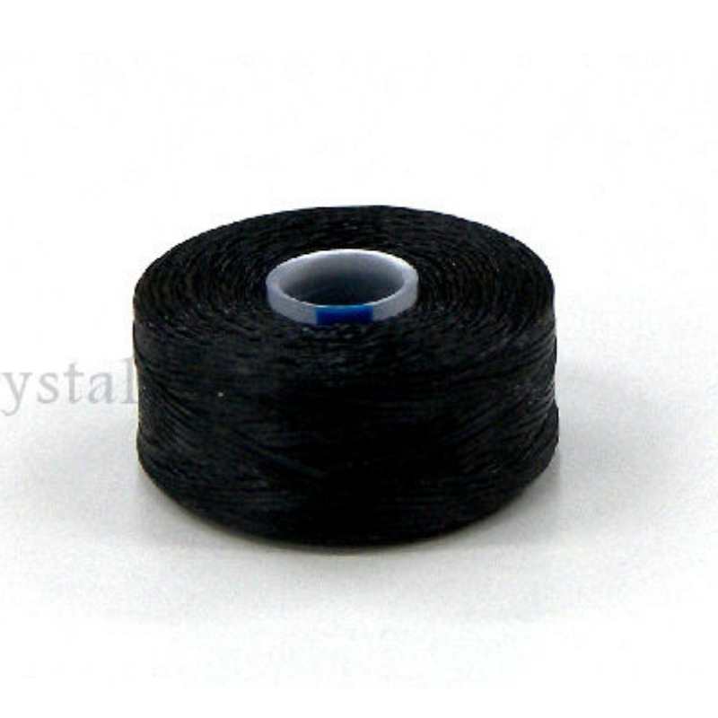 Hilo S-Lon D 0,11mm Bobina 73 metros - Color: Black - - Crystaldreams Abalorios