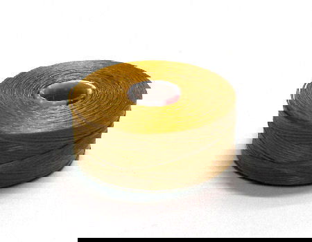 Hilo S-Lon D 0,11mm Bobina 73 metros - Color: Gold - - Crystaldreams Abalorios