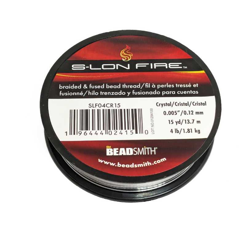 Hilo S-Lon Fire 4lb ( 0,10mm ) Crystal - 14 metros - - Crystaldreams Abalorios