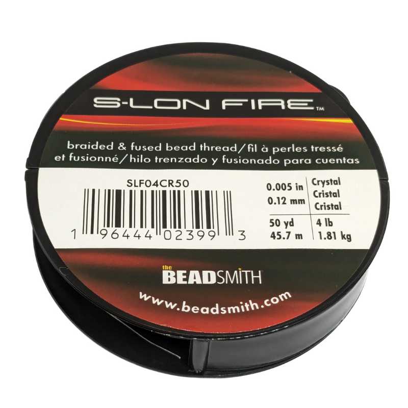 Hilo S-Lon Fire 4lb ( 0,10mm ) Crystal - 46 metros - - Crystaldreams Abalorios