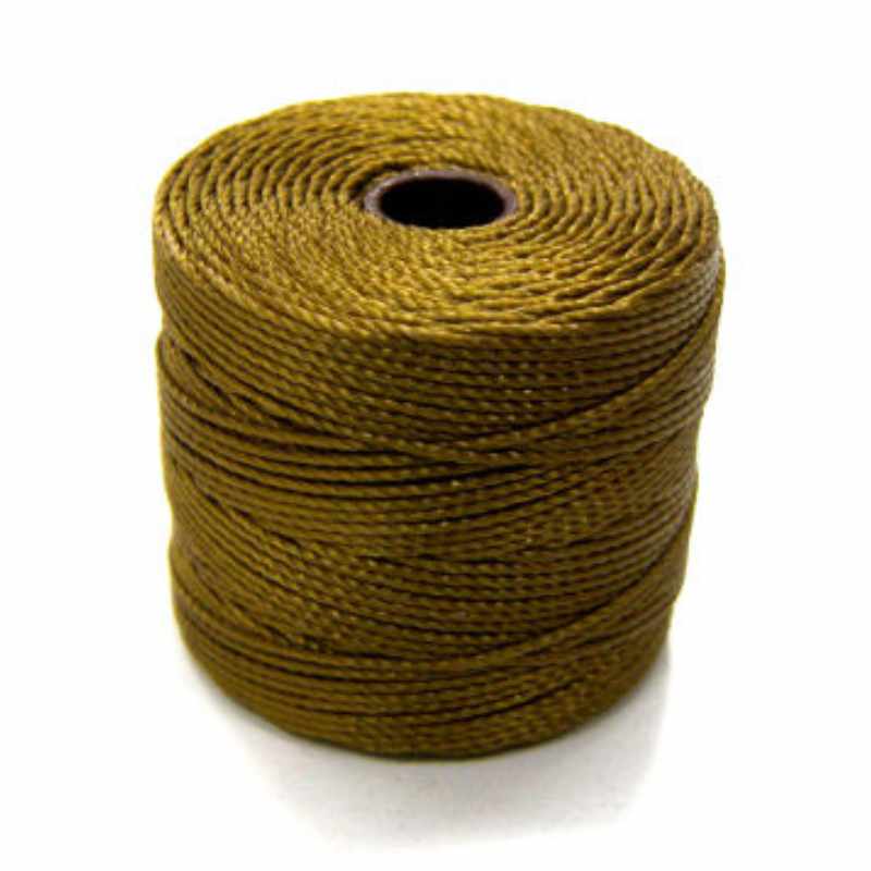 Hilo S-Lon (Superlon) Bobina 70 metros - Color: Antique Gold - - Crystaldreams Abalorios