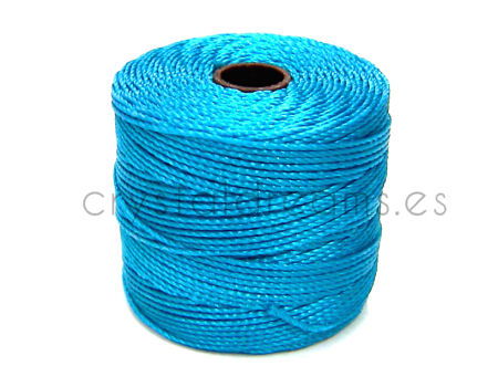 Hilo S-Lon (Superlon) Bobina 70 metros - Color: Bermuda Blue - - Crystaldreams Abalorios