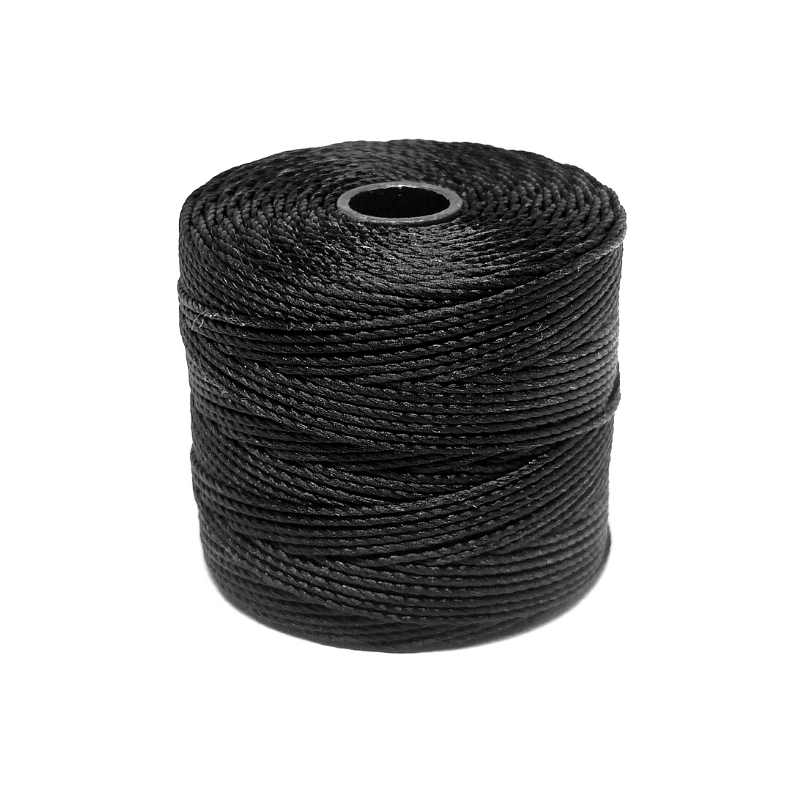 Hilo S-Lon (Superlon) Bobina 70 metros - Color: Black - - Crystaldreams Abalorios