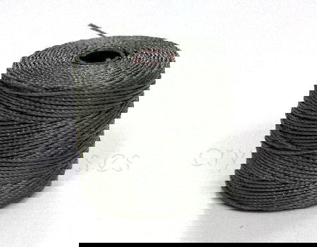 Hilo S-Lon (Superlon) Bobina 70 metros - Color: Gunmetal - - Crystaldreams Abalorios