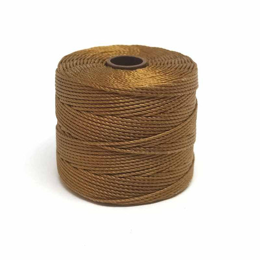 Hilo S-Lon (Superlon) Bobina 70 metros - Color: Milk Chocolate - - Crystaldreams Abalorios