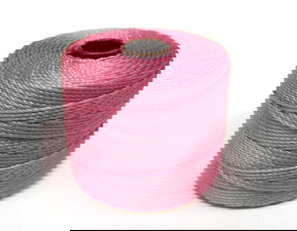 Hilo S-Lon (Superlon) Bobina 70 metros - Color: Pink - - Crystaldreams Abalorios
