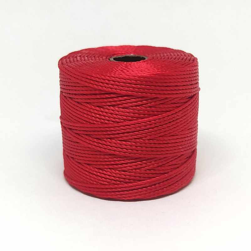 Hilo S-Lon (Superlon) Bobina 70 metros - Color: Shanghai Red - - Crystaldreams Abalorios