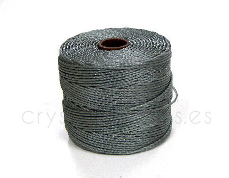 Hilo S-Lon (Superlon) Bobina 70 metros - Color: Steel - - Crystaldreams Abalorios