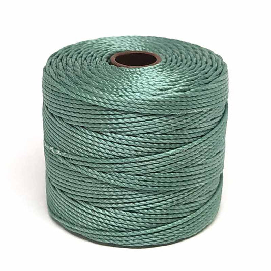 Hilo S-Lon (Superlon) Bobina 70 metros - Color: Vintage Jade - - Crystaldreams Abalorios