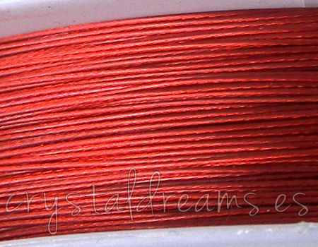 Hilo de Acero 0,38mm - Red - Precio por metro - - Crystaldreams Abalorios