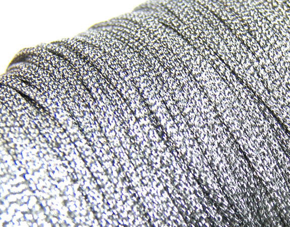 Hilo de Resina y Poliéster con efecto metálico 1mm - Light grey - - Crystaldreams Abalorios