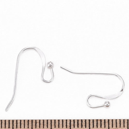2x Brincos de gancho em prata de lei 925 "Bolita" 20mm
