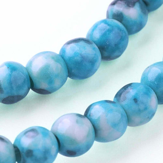 Jade 4mm Sinteticas - Ocean Yellow 1 Tira - 90 piezas -