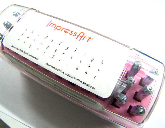 Juego ImpressArt Grabado de Letras Minusculas 33 Piezas 3mm - - Crystaldreams Abalorios