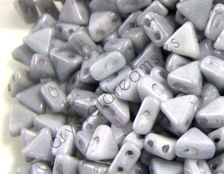 KHEOPS® PAR PUCA® 6 MM - Opaque Blue Grey Ceramic Look - 5gr. - - Crystaldreams Abalorios