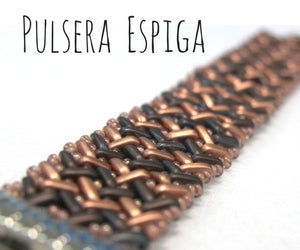 Kit Pulsera Espiga con cuentas Bar - mod. Vega - - Crystaldreams Abalorios