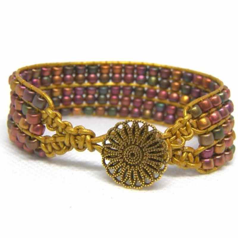 Kit Pulsera Mokiba - Iris - - Crystaldreams Abalorios