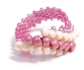 Kit completo Anillo Espiral - Rose - - Crystaldreams Abalorios