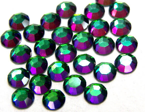 MC CHATON MAXIMA ROSE SS16 - 50 pcs. - Color: VITRAIL GREEN - - Crystaldreams Abalorios