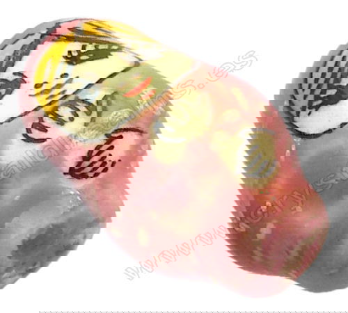 Matrioska Porcelana "Pinky" 25x15mm Agujero: 2mm - - Crystaldreams Abalorios