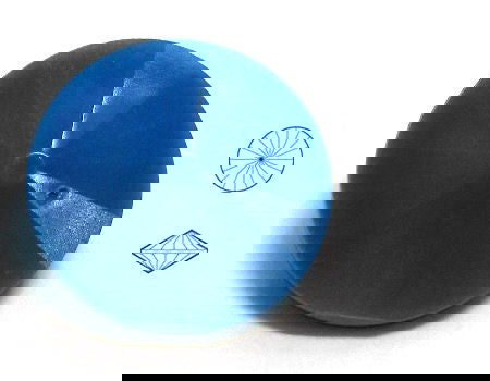 Matubo® Rivoli 14mm - Opaque Sky Blue - - Crystaldreams Abalorios