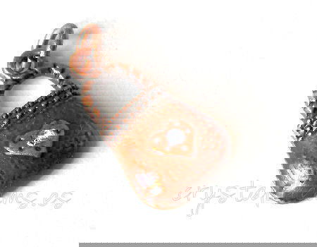 Metal pendant Hole:2mm Heart handbag 18x11mm - Cobre - - Crystaldreams Abalorios