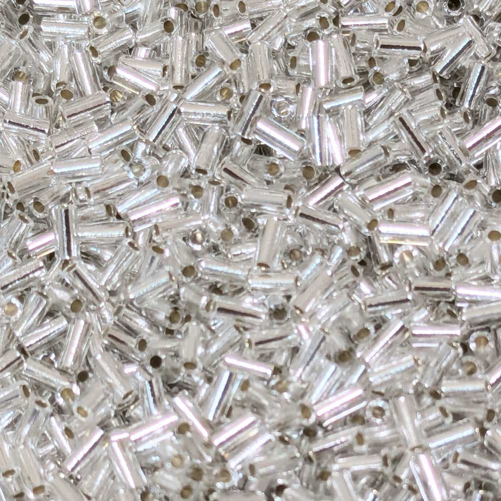 Crystal Silver Lined canutillos