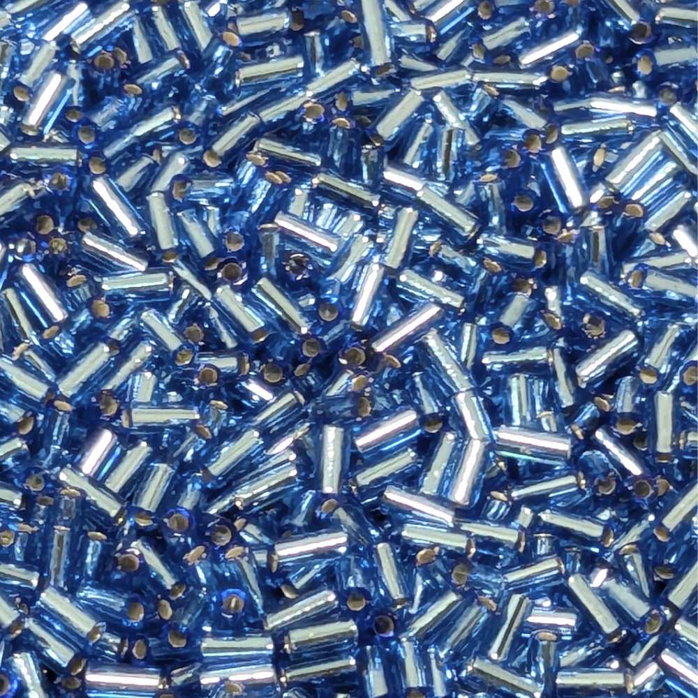 Silver Lined Sapphire canutillos