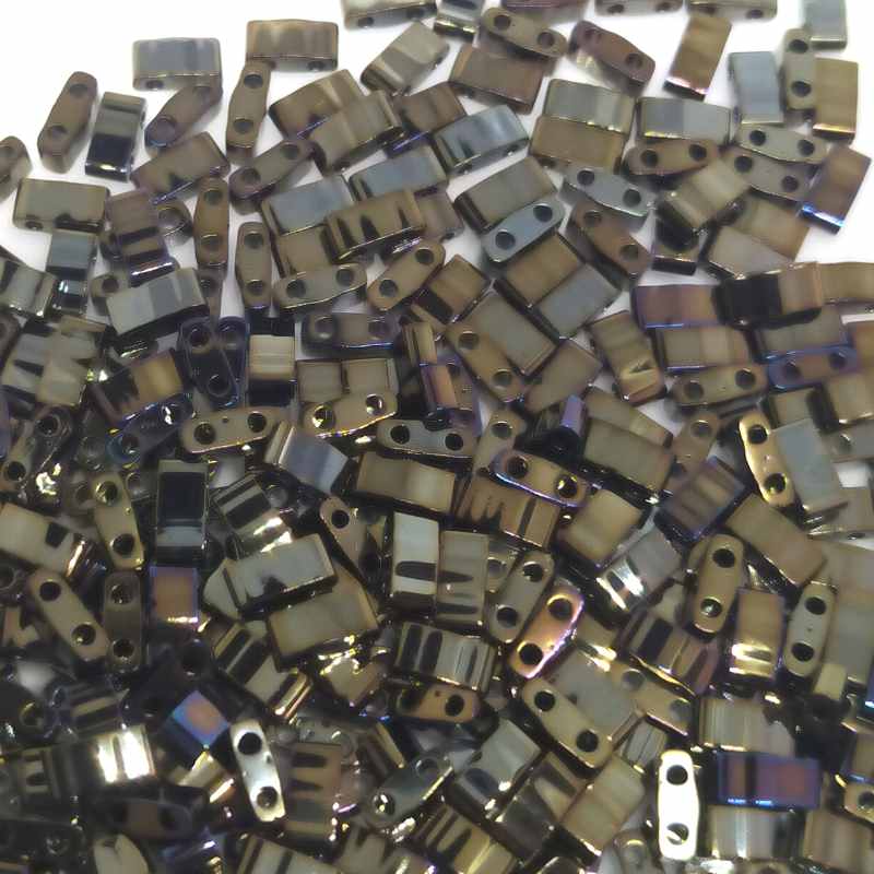 Miyuki Half-Tila - 2,5mm - 2 gr. - Brown Iris - - Crystaldreams Abalorios