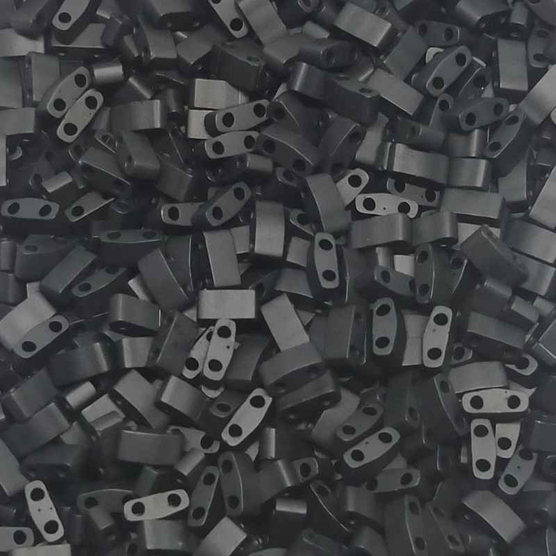 Miyuki Half-Tila - 2,5mm - 2 gr. - Matte Black - - Crystaldreams Abalorios