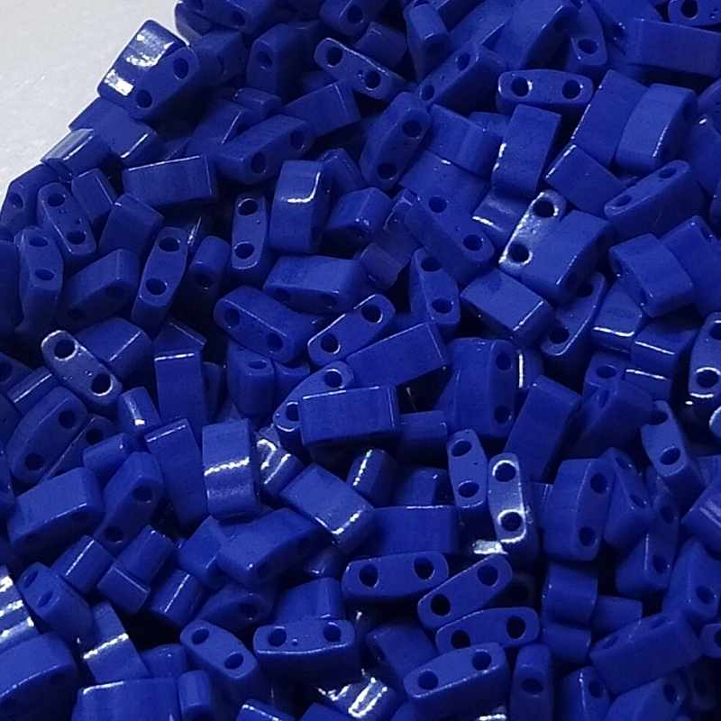 Miyuki Half-Tila - 2,5mm - 2 gr. - Opaque Cobalt - - Crystaldreams Abalorios