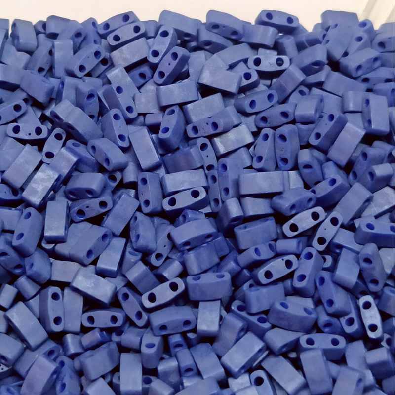Miyuki Half-Tila - 2,5mm - 2 gr. - Opaque Matte Cobalt Luster - - Crystaldreams Abalorios
