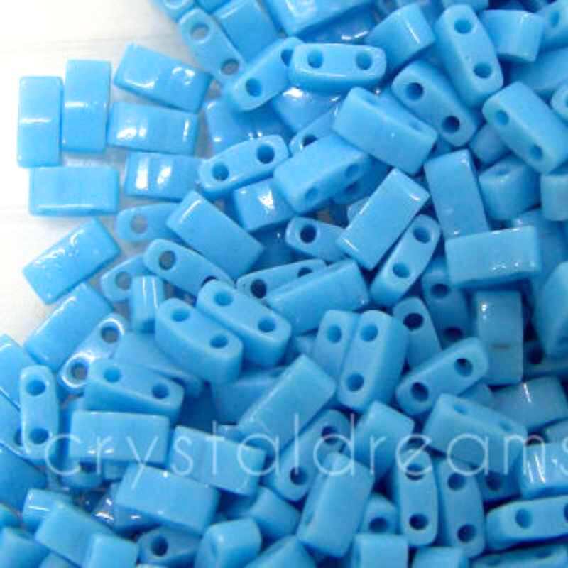 Miyuki Half-Tila - 2,5mm - 2 gr. - Opaque Turquoise Blue - - Crystaldreams Abalorios