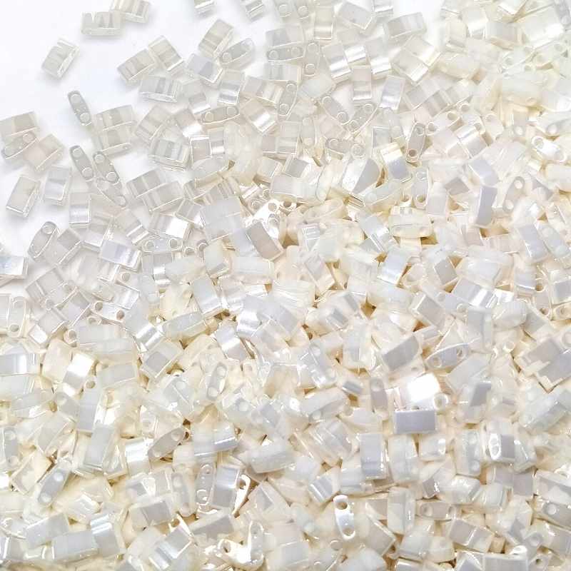 Miyuki Half-Tila - 2,5mm 2 gr. Ceyoln Antique Ivory Pearl - - Crystaldreams Abalorios