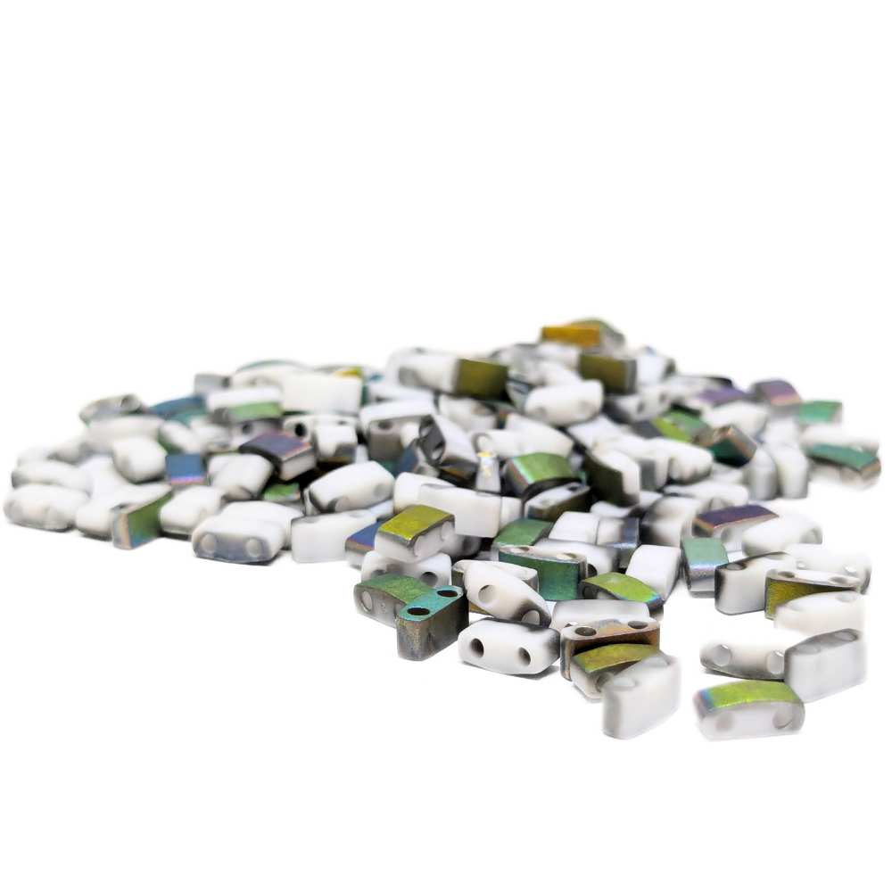 Miyuki Half-Tila 4559 - 2,5mm - 2 gr. Labrador Vitrail Matte -